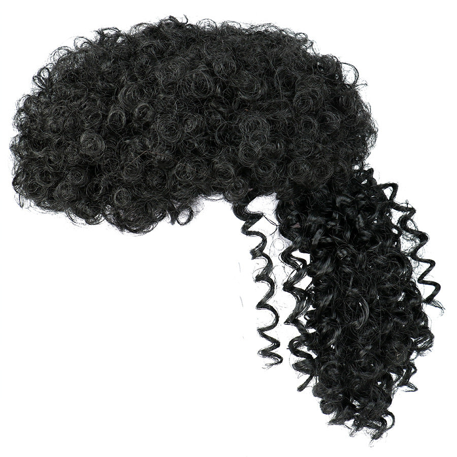 Curly Wig with Bangs