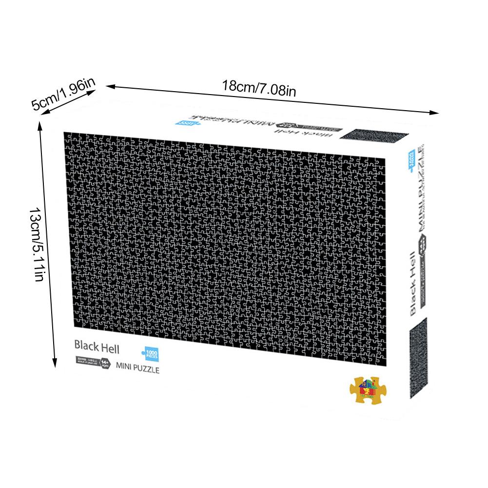 Adult Mini Puzzle Black Hell White Heaven