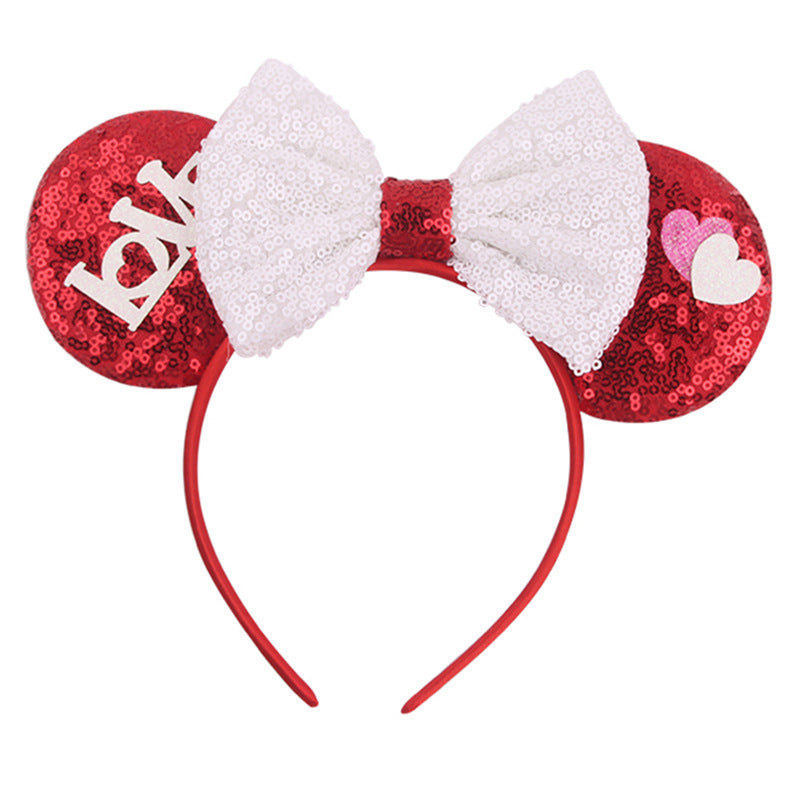 Minnie Mouse Love Sequin Ears