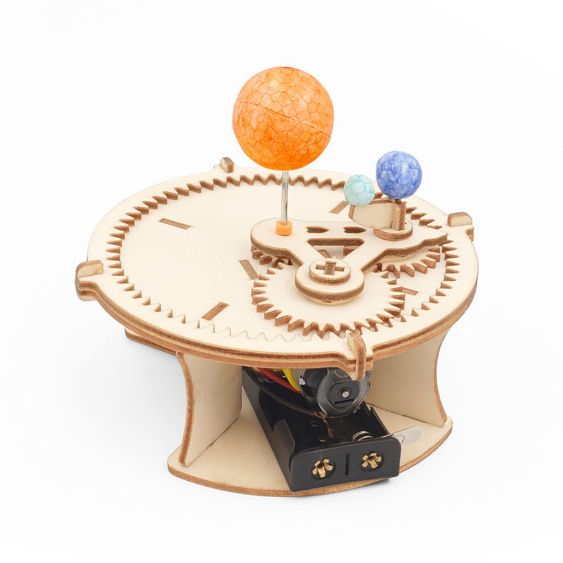 Wood Solar System Model Kids Science Educational Kit Puzzle Toys