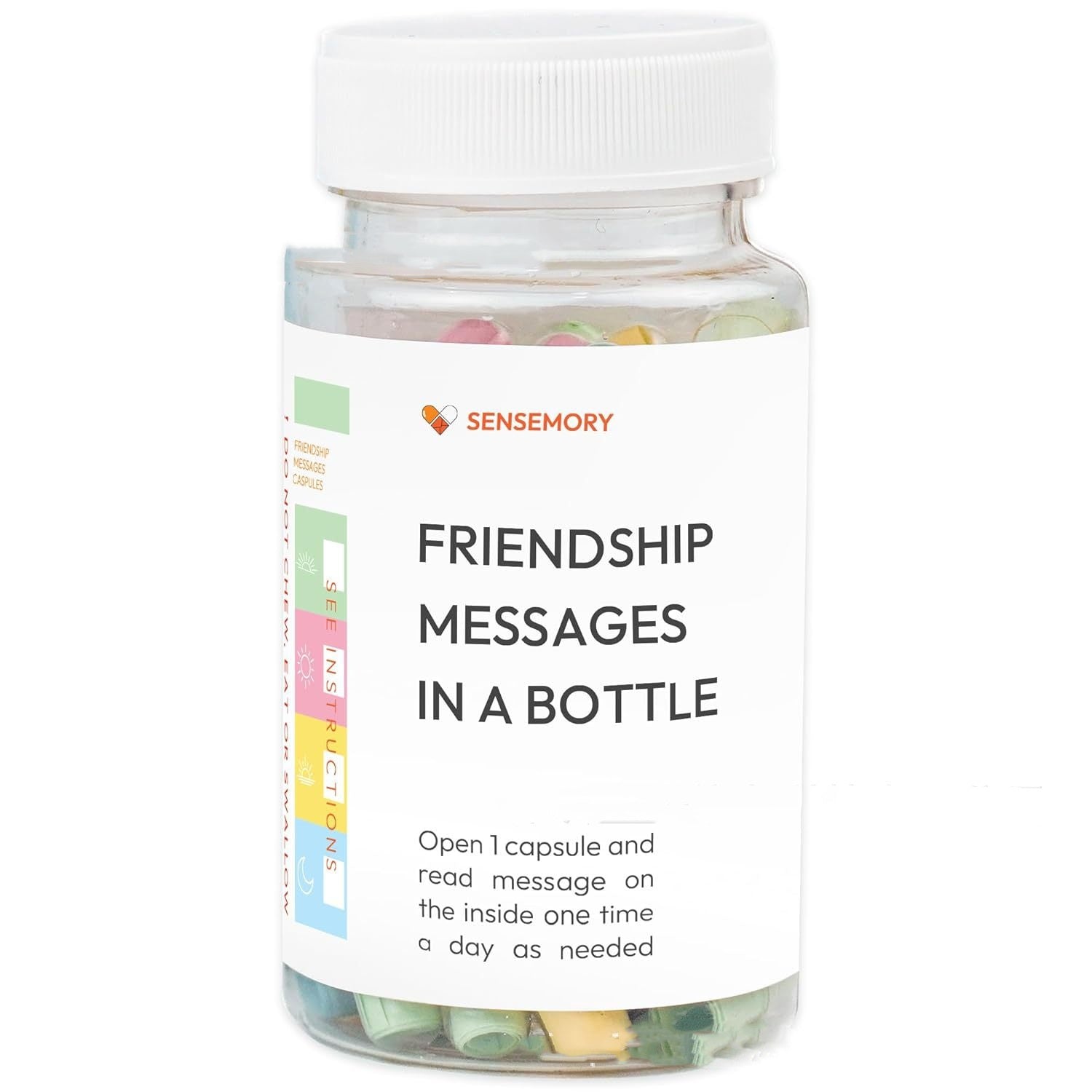 Love Messages In A Bottle Long Distance Relationship Friendship Pre-written Pill Capsule Gift
