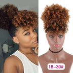 Curly Wig with Bangs