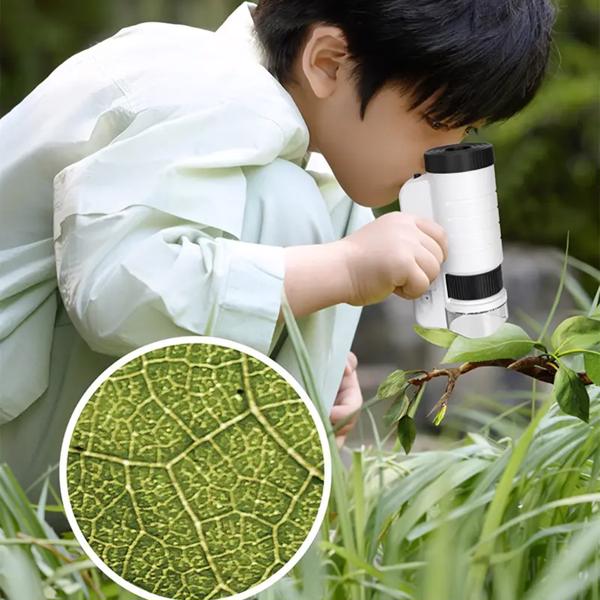Bio Educational Science Experiment Toy Gift, Microscope For Kids