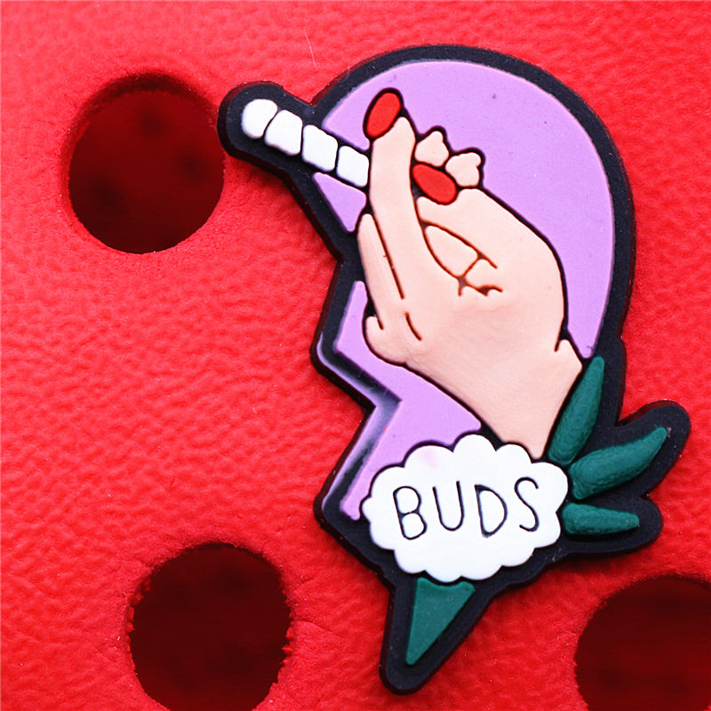 1pcs Black Lives Matter Shoe Charms Crocs Jibbits