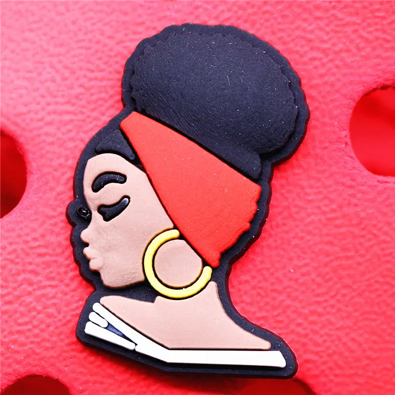 1pcs Black Lives Matter Shoe Charms Crocs Jibbits