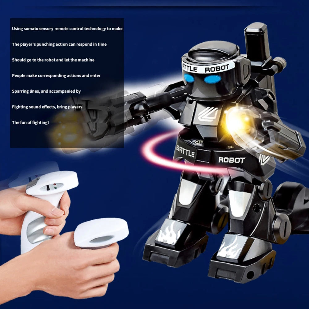 RC Robot Battle Boxing Robot Toy Remote Control Robot 2.4G Humanoid Fighting Robot with Two Control Joysticks