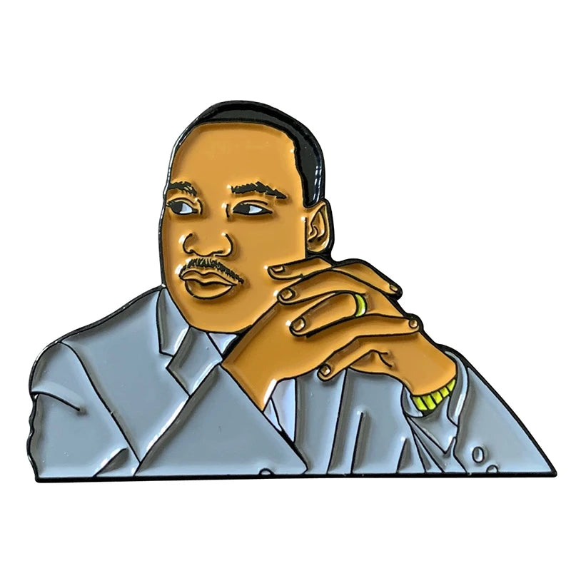Martin Luther King Jr Brooch I Have A Dream Badge Black Lives Matter Black Pride Lapel Pins