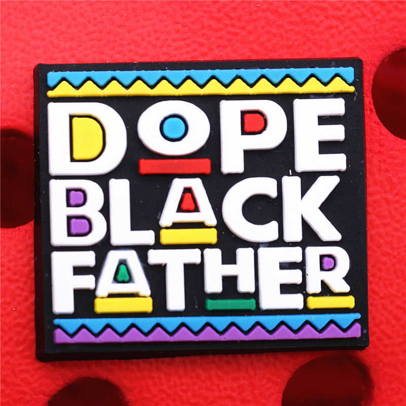 1pcs Black Lives Matter Shoe Charms Crocs Jibbits