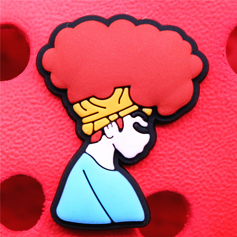 1pcs Black Lives Matter Shoe Charms Crocs Jibbits