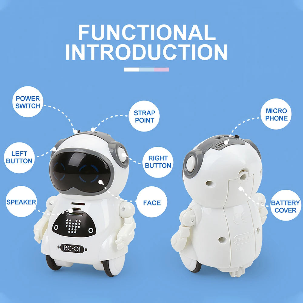 Interactive Voice Recognition Singing And Dancing Mini Smart Robot Toy