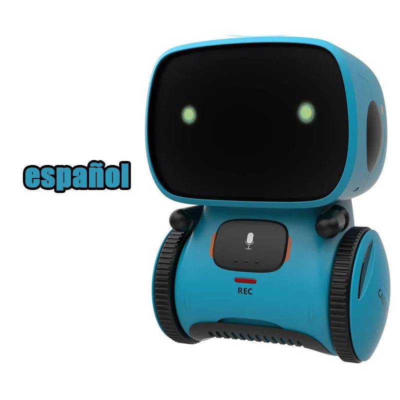 Toy Robot Intelligent Multilingual Voice & Touch control Interactive Educational