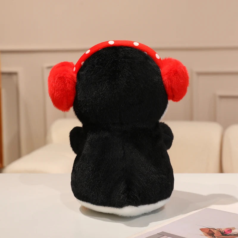 Love Penguin with Earmuffs Plush Stuffed Toy