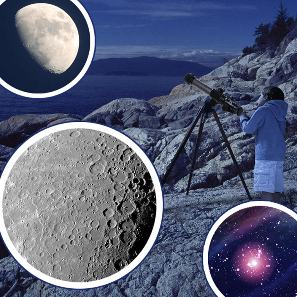 Children Science Education Astronomical Telescope  Monocular Teaching Aids Eyepiece with Tripod