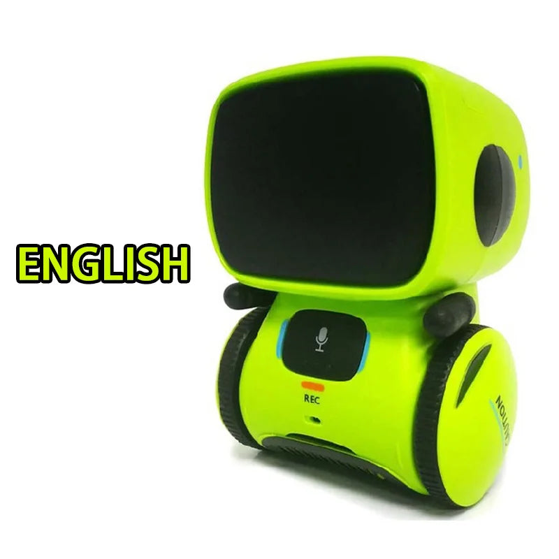 Toy Robot Intelligent Multilingual Voice & Touch control Interactive Educational