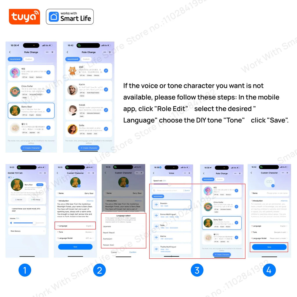 AI Plush Robot Keychain w/LED Eyes&Voice Control,Interactive Smart Toy USB Rechargeable Companion