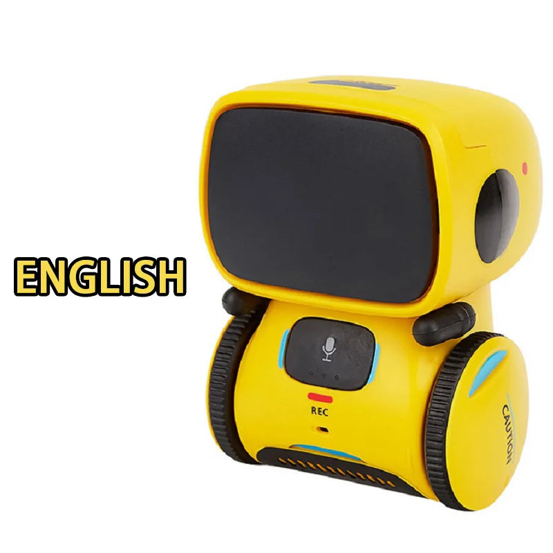 Toy Robot Intelligent Multilingual Voice & Touch control Interactive Educational
