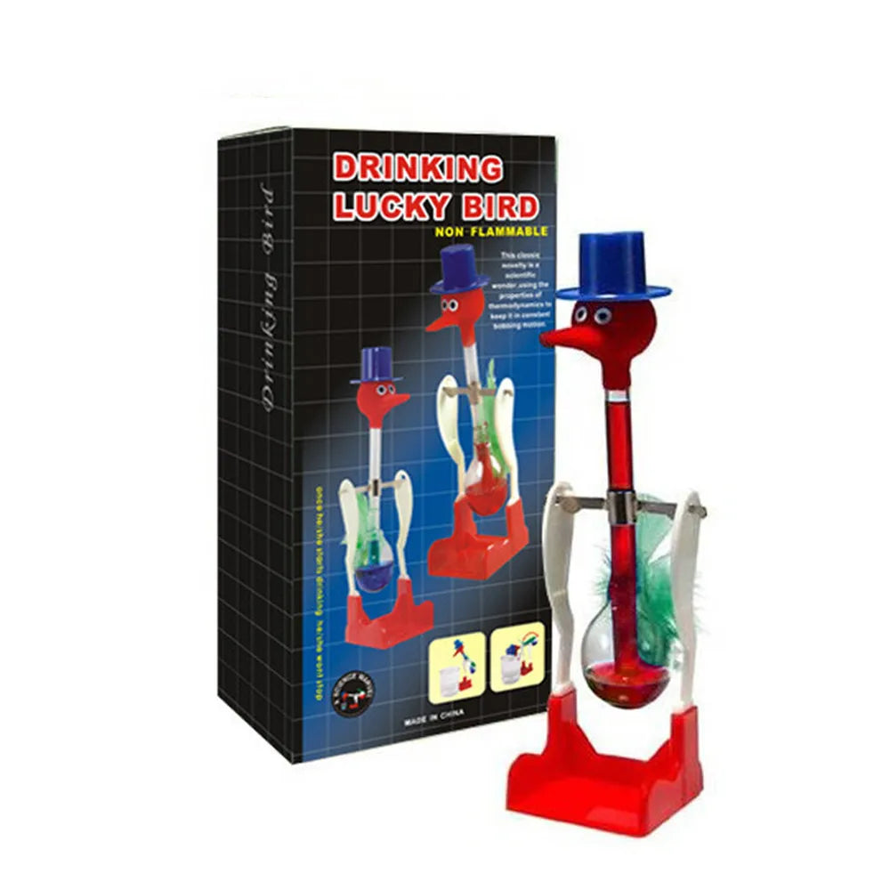 Physics Drinking Bird Color Changing Toy Water Bird Fun Educational Science Experiment Toy