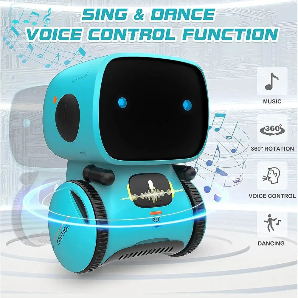 Toy Robot Intelligent Multilingual Voice & Touch control Interactive Educational