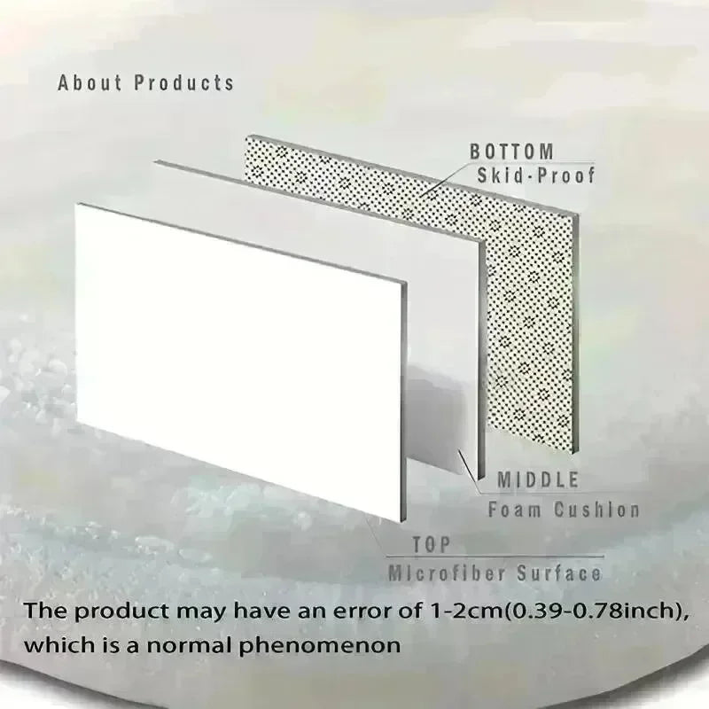 Soft Absorbent Non-Slip Indoor Rug Doormat Love Heart