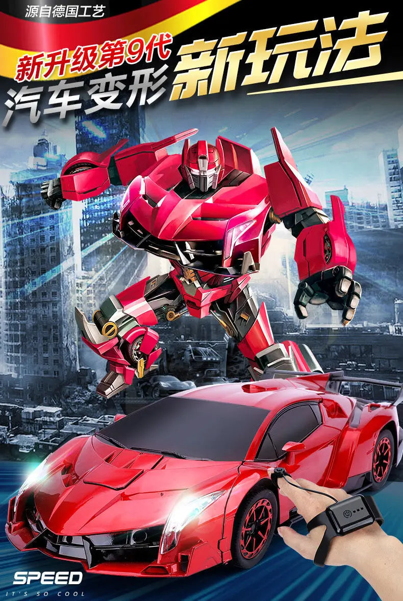 6cm RC Car Robot Transformer Remote Control Cars Toys