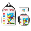 Obama Backpack Backpack Student Boys Girls BookBag School Bag Computer Shoulder Bags 3ps Insulated Lunch Bag Pencil Case