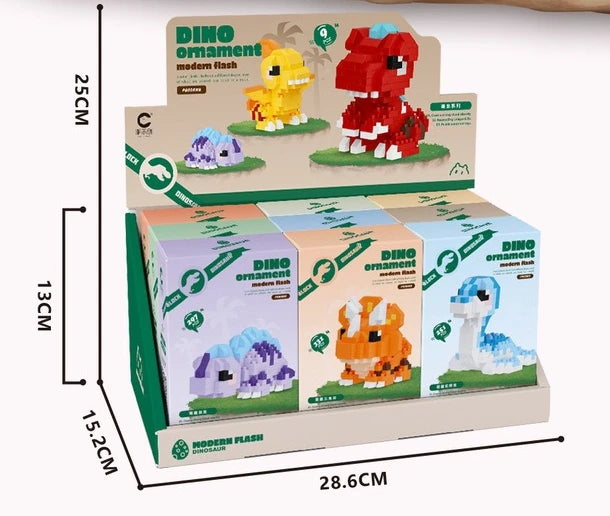 Dinosaur Park Mini Building Blocks Set Tyrannosaurus Rex Triceratops Lego DIY