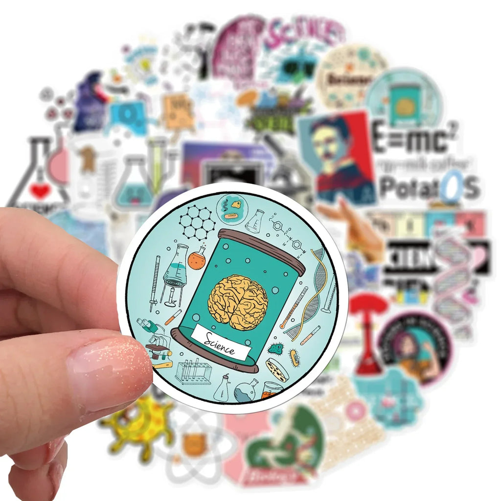 Science Stickers 50/100pcs