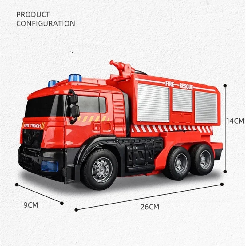 RC Firetruck Robot Transformer 2.4G Remote Control with Light Sound