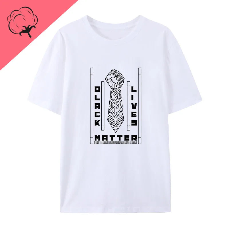 Black Pride Gifts Black Lives Matter Say Their Names Cotton Print T Shirt Creative Men Women Short Sleeve Fashion Casual Tops