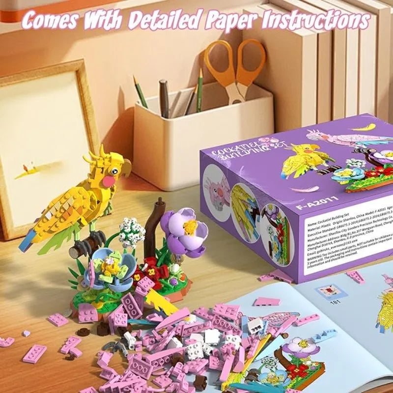 Lego Building Block Set Lovebirds Love Letter 669pcs