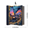 Train Wooden Puzzle Challenging Brain Game with Durable Wooden Construction Colorful Artwork