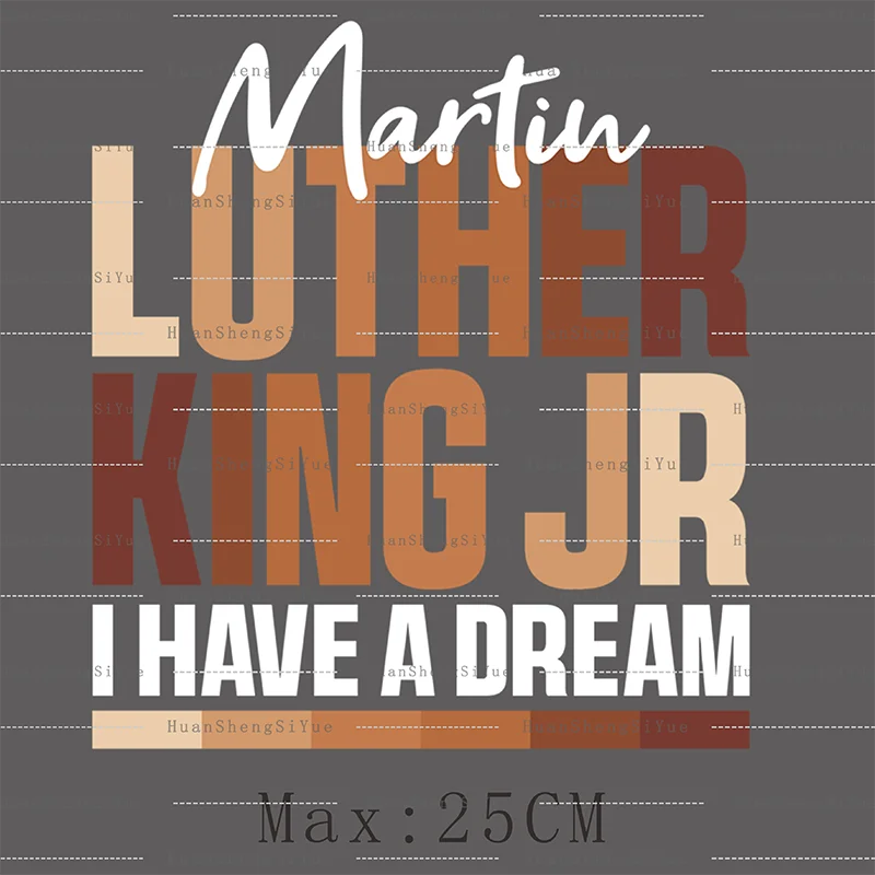 Black History Ironing Patch Clothes Jacket Heat Transfer Sticker