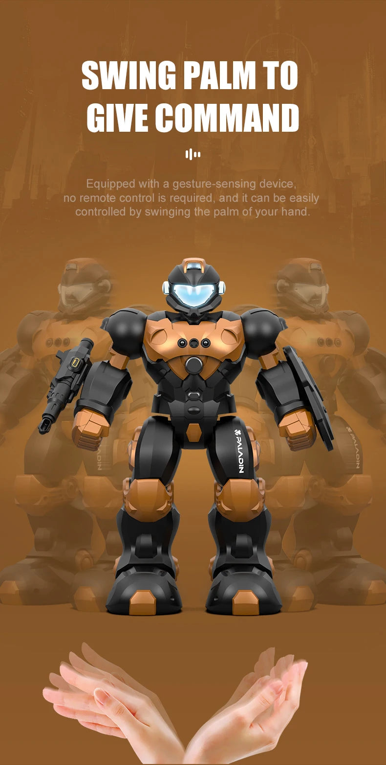 Robot Toy Intelligent Programming Voice Controlled Gesture Remote Control LED Smart Dancing Robot