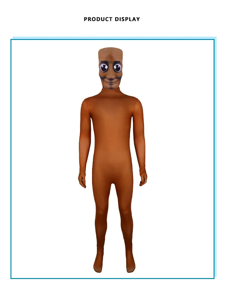 Tung Tung Tung Sahur Cosplay For Children Cartoon Jumpsuit Cosplay de Halloween