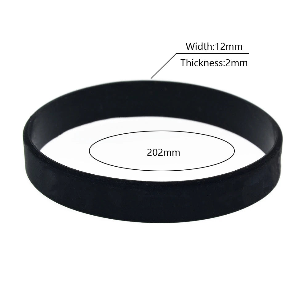 1 PC Fist BLM Black Lives Matter Silicone Wristband Adult Size