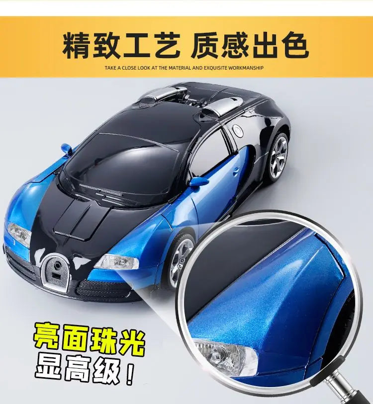 6cm RC Car Robot Transformer Remote Control Cars Toys