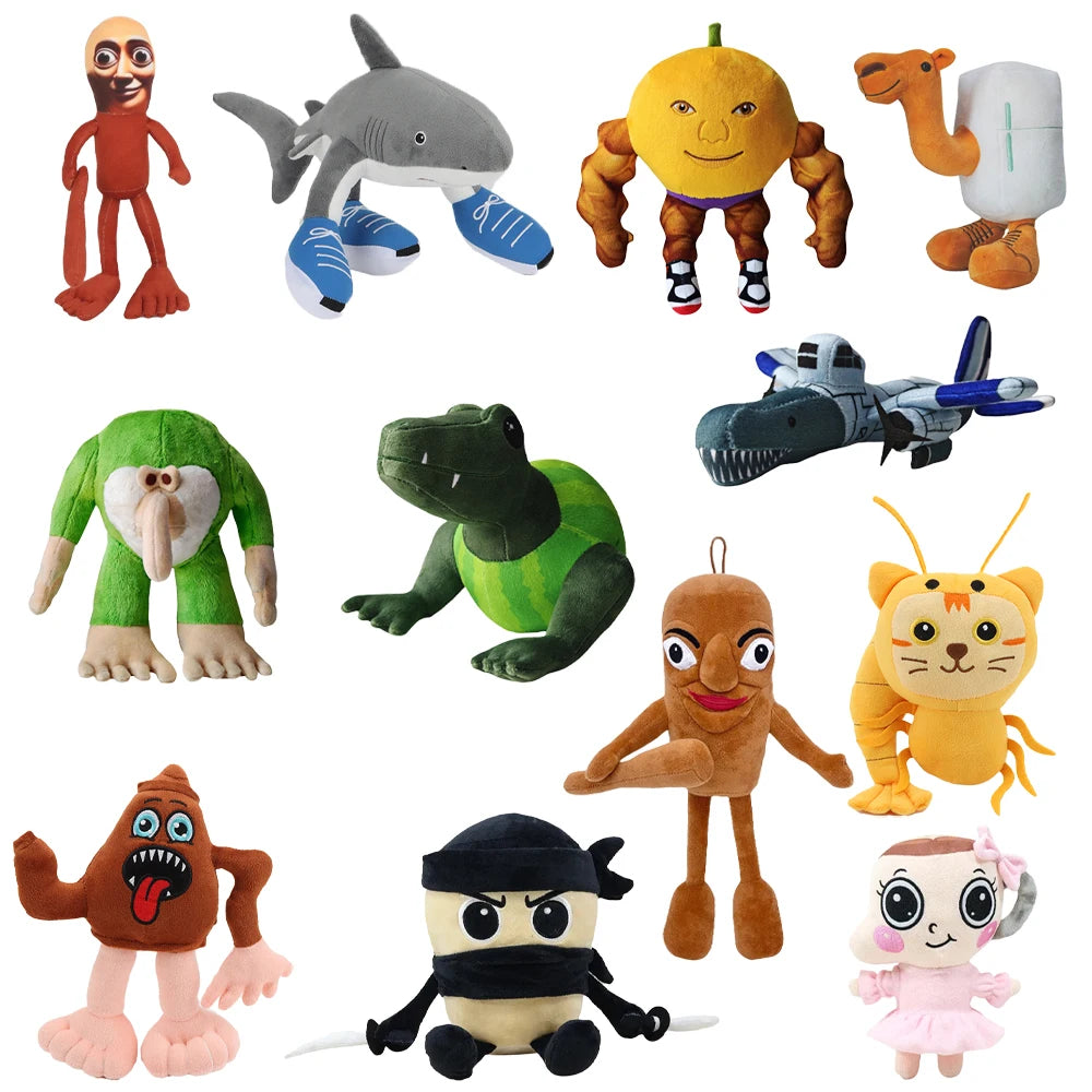 Tung Tung Tung Sahur Plush Toys Italian Brainrot Gen Z