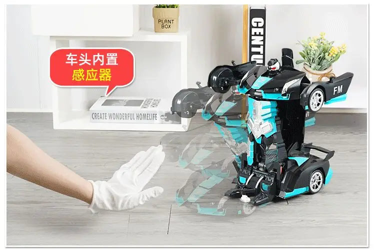 6cm RC Car Robot Transformer Remote Control Cars Toys
