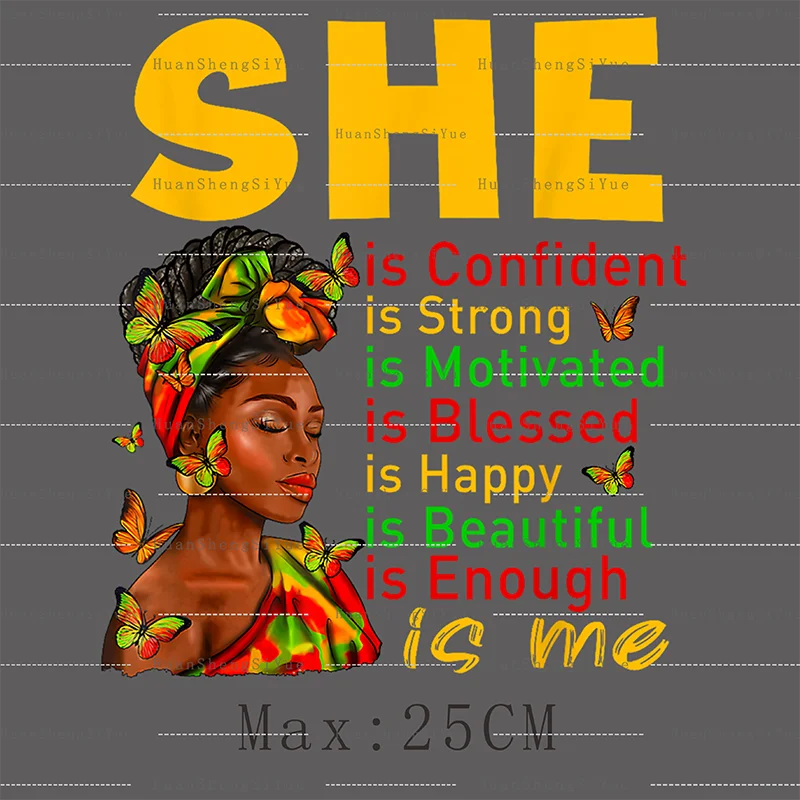 Black History Ironing Patch Clothes Jacket Heat Transfer Sticker