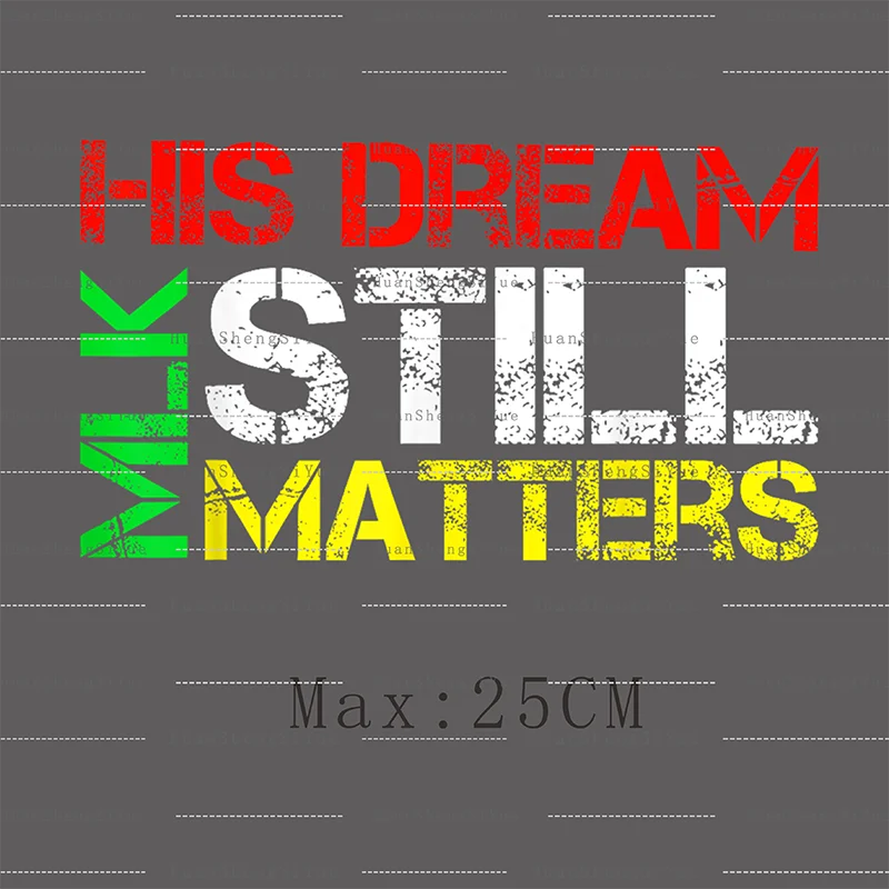 Black History Ironing Patch Clothes Jacket Heat Transfer Sticker