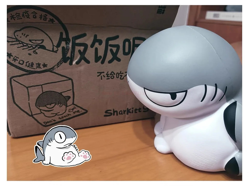Shark Cat Sharkitty Squeeze Toys Slow Rising Stress Reliever Desktop Toys
