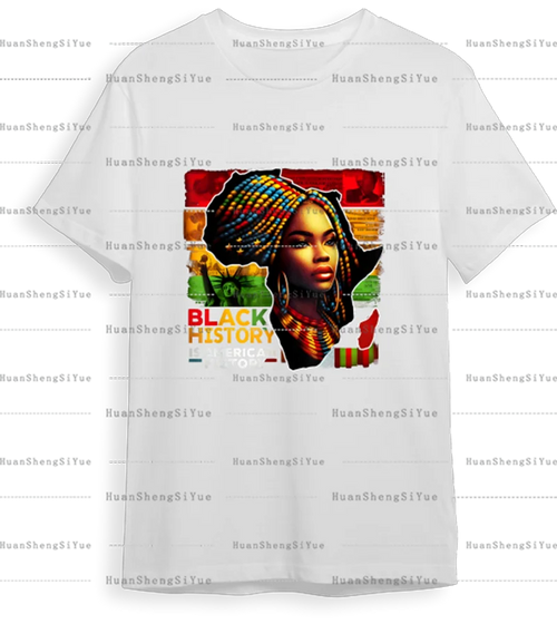 Black History Themed Heat Transfer Ironing Patch (CLOTHES NOT INCLUDED)