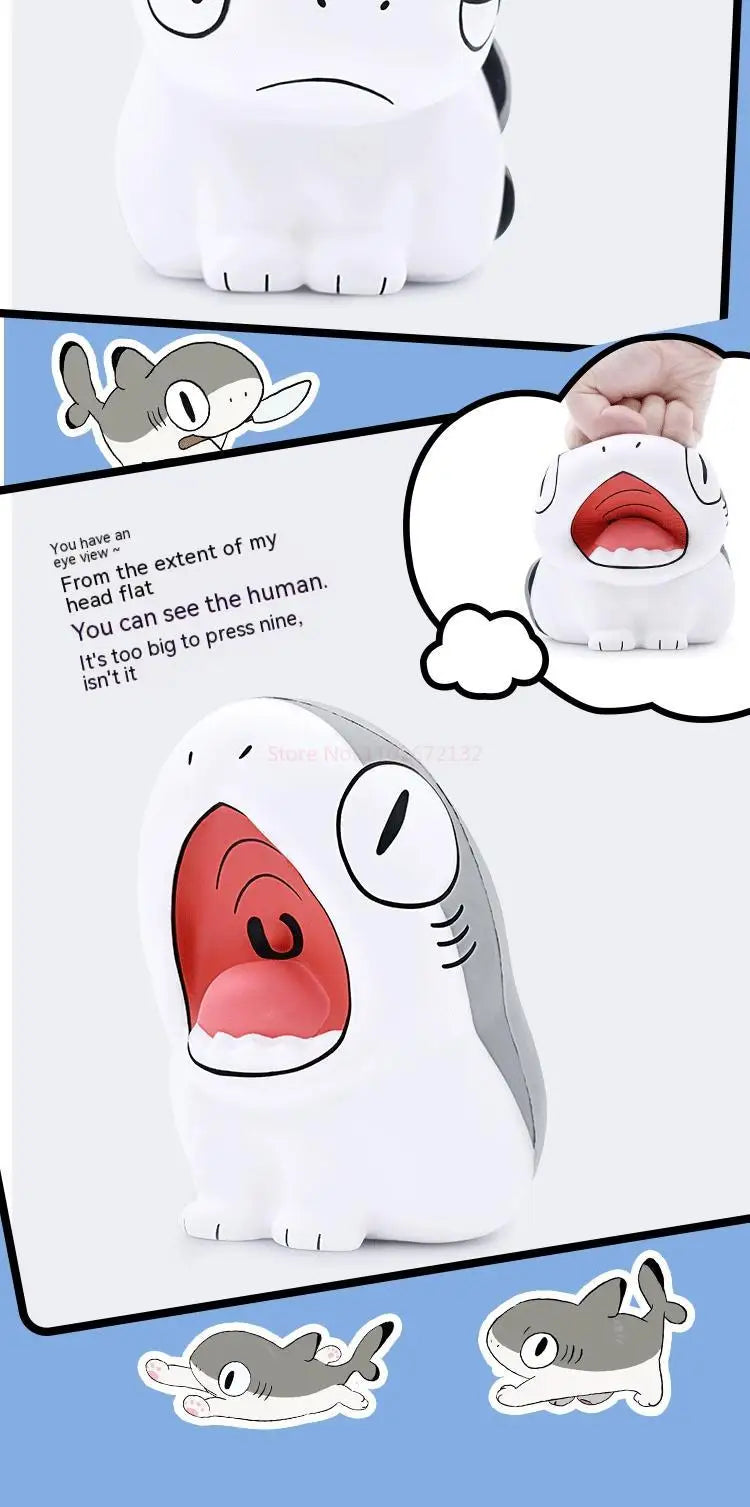 Shark Cat Sharkitty Squeeze Toys Slow Rising Stress Reliever Desktop Toys