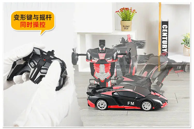 6cm RC Car Robot Transformer Remote Control Cars Toys