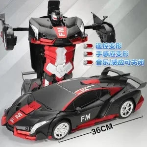 6cm RC Car Robot Transformer Remote Control Cars Toys
