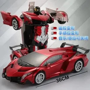 6cm RC Car Robot Transformer Remote Control Cars Toys