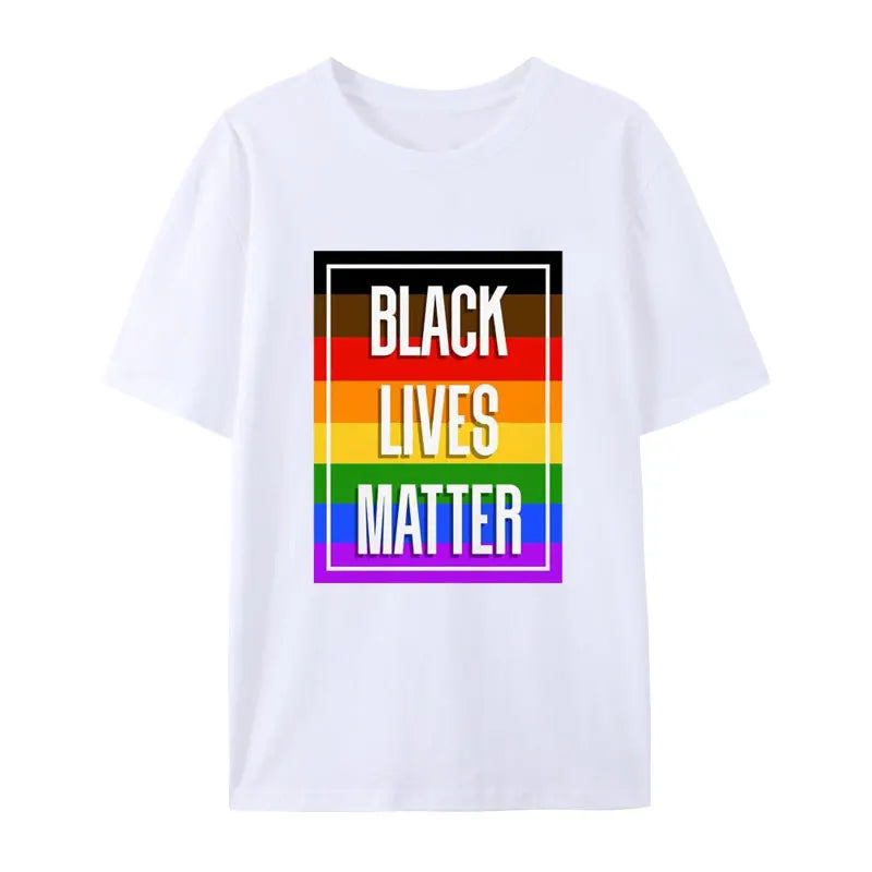 Black Pride Gifts Black Lives Matter Say Their Names Cotton Print T Shirt Creative Men Women Short Sleeve Fashion Casual Tops
