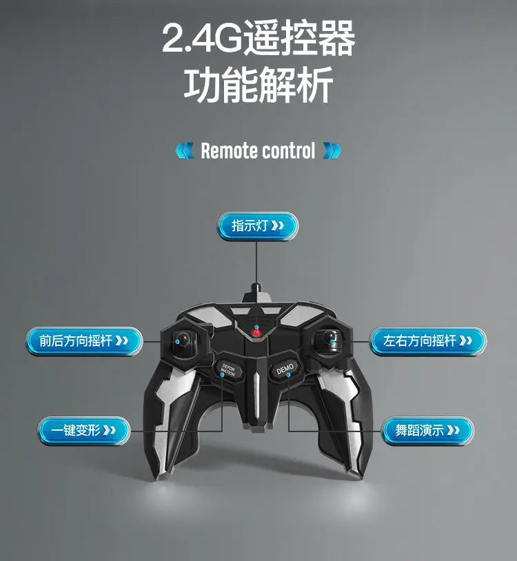 6cm RC Car Robot Transformer Remote Control Cars Toys