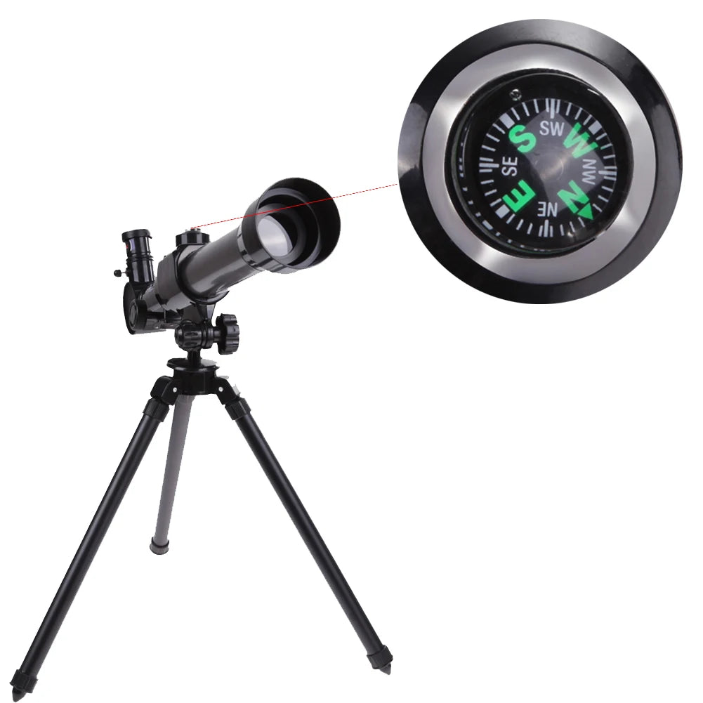 Children Science Education Astronomical Telescope  Monocular Teaching Aids Eyepiece with Tripod
