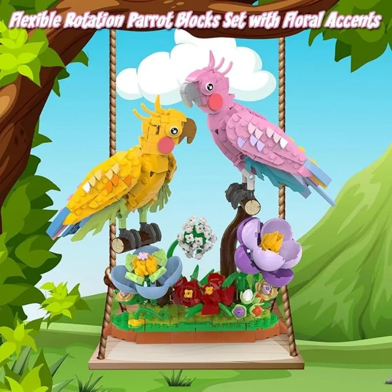 Lego Building Block Set Lovebirds Love Letter 669pcs